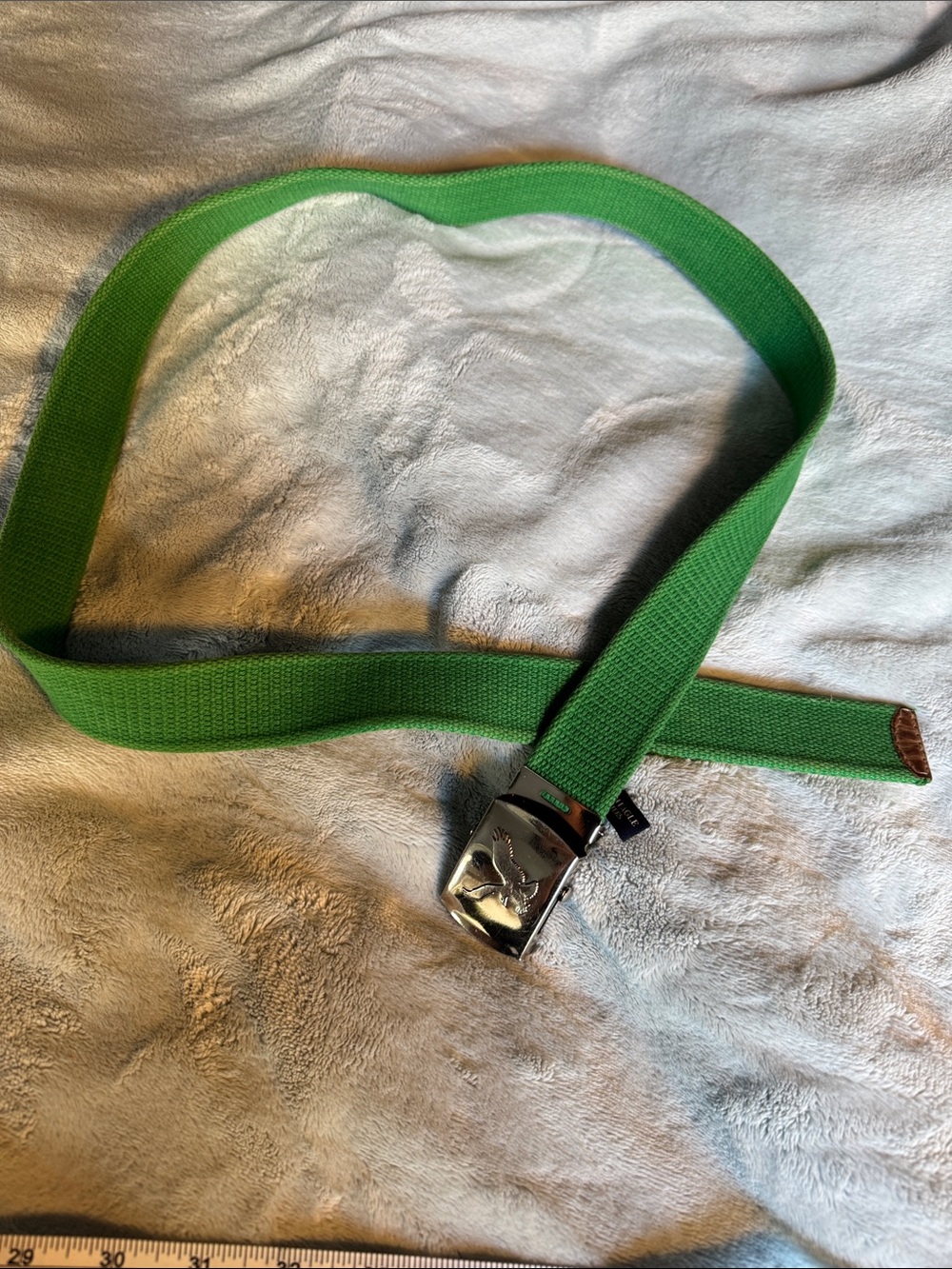 American Eagle y2k style green belt